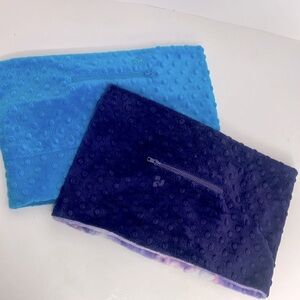 Triple flip x 2 scarf neck warmers